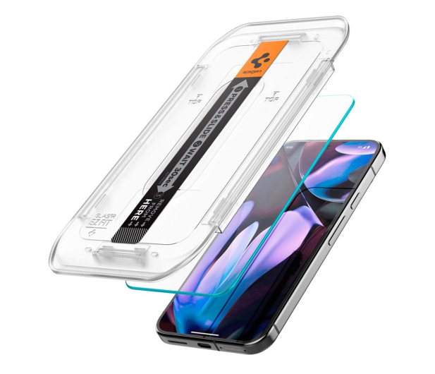 SPIGEN Glas.Tr ”Ez Fit” 2-Pack do Google Pixel 9 / Pixel 9 Pro Clea - 1290843 - zdjęcie 3